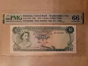 on} 1974 N A $1 1 hpX^[ Z WF Unc 66 EPQ PMG RRR!