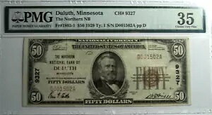 PMG �^�C�v 1 1929 $50 The Northern NB Duluth, Mn VF -35 FR#1803-1 CH# 9327