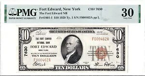 $10 1929 T1 National FORT EDWARD �j���[���[�N NY ???? �� ???? ���������ł킸�� 10 ��!