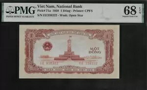 xgi P-71a 1 h 1958 PMG 68 EPQ