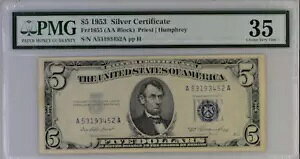 FR# 1655 $5 1953 �V���o�[�ؖ����iAA�u���b�N�jPRIEST/HUMPHREY SNA53193452A