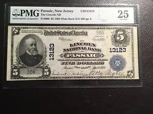 5.00 1902 J[ iVi oN pZCbNj[W[W[PMG 25 VF [ VA No. 566!!