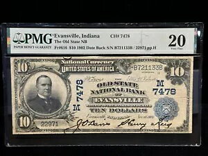 �G�o���Y�r���A�C���f�B�A�i�B 10 1902�N ���t 616 �I�[���h�X�e�[�g NB Ch#7478 PMG VF20