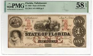 FL-23 CR-41 1864 t_ $1  - PMG `CX  58 EPQ x!