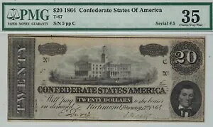 T-67 PF-13 1864 20 hR - PMG VF 35 - VAԍ 5!