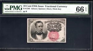 FR1266 10�Z���g ��5�񔭍s �č������ʉ� - PMG66 EPQ - Gem Unc A31