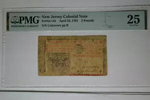 j[W[W[B 1761 N 4  23  ?3 PMG Very Fine 25Bʂɏ݂B2850 B