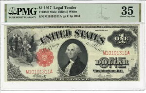 CC&C 1h 1917N - AJO  @ʉ PMG Choice Very Fine 35 Fr. 38m