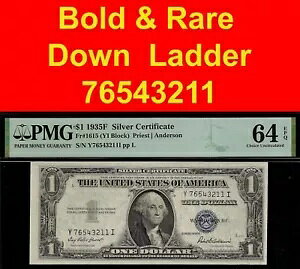 Iɉ͂ $1 1935F ؖ Fr 1621 PMG 64EPQ t@V[ 76543211