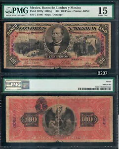 0207: M275g - BANCO LONDRES Y MEXICO 100p - 1902 - ufSvxXt!