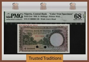 TT PK 2cts 1958�N�i�C�W�F���A 5/�V�����O �J���[�g���C�A�� PMG 68 EPQ �f���炵�������X�^�[�W�F��