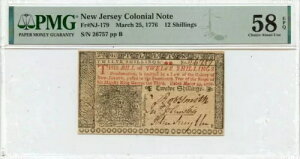 1776N325 12VO j[W[W[An NJ-179 PMG AU58 EPQ