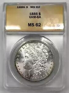 1886�N P �����K����� ANACS MS-62 - VAM-6A High 6