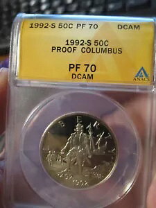 1992-S 50�Z���g �v���[�t �R�����o�X ANACS PF 70 DCAM