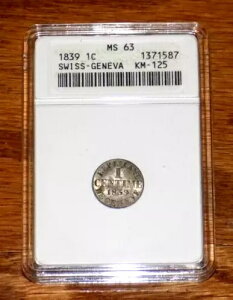 1839 MS63 XCX XCX Jg Wl[u r T^C ANACS KM 125 RC