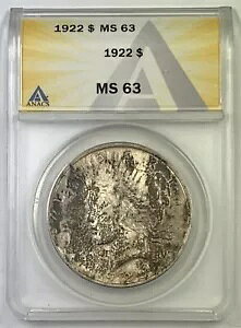 1922N s[XVo[ 1hd g[ ANACS MS 63