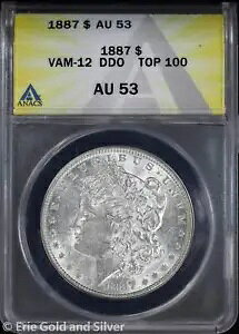 1887-P 1�h�������K����� ANACS AU 53 | VAM-12 DDO �g�b�v100