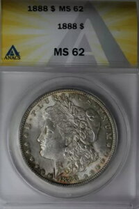 1888N ANACS MS 62 K݁A~XEoeBEwbhEhA1h