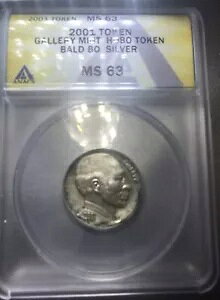 ??ANACS-MS63??2001 �z�[�{�[ �j�b�P�� �g�[�N�� �M�������[ �~���g �V���o�[ 21mm??Bo �|�[�g���[�g??