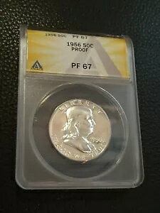 1956�N �t�����N���� �^�C�v2 �n�[�t �h�� 50 �Z���g ANACS PF67 �v���[�t�R�C�� ������! �J���I?