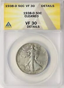 1938-D EH[LOEoeBEVo[En[th 50Zg ANACS VF30 ڍ׃N[jOς