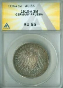 1910�N �h�C�c �v���C�Z�� 3�}���N ANACS AU-55 �g�[�����H (2229228)