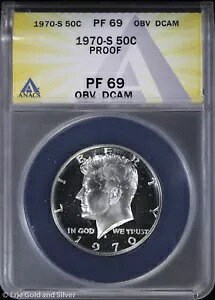 1970-S 50Zg v[t PlfB n[t_[ ANACS PF 69 OBV DCAM | PR