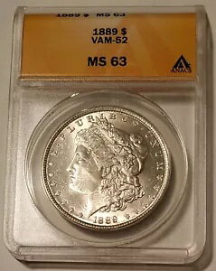 1888�N �����K����� VAM-11A TOP-100 �_�u���C���[ MS63 ANACS