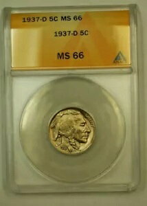 1937-D obt@[jbP 5Zg ANACS MS-66 (C) (WW)