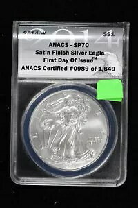 2014-W �o�[�j�b�V���h�V���o�[�C�[�O�� ANACS SP70 �T�e���t�B�j�b�V�� FDOI 4VO5