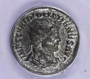 AD 290-292 ���[�} �f�B�I�N���e�B�A�k�X AD 284-305 �A���g�j�j�A�k�X �L���W�N�X �~���g ANACS AU 55 b13