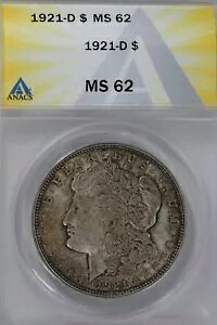 1921-D $1 ANACS MS 62 K݁A~XEoeBEwbhEhA$1