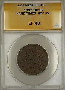 1837�N�n�[�h�^�C���Y�g�[�N��EF Sise��Co�|�[�c�}�XNH HT-195 ANACS EF-40�iA�j