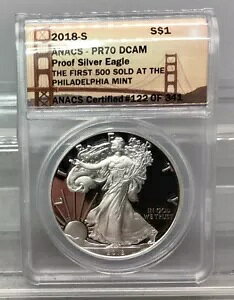 2018N ăVo[C[O - ANACS - PR 70 DCAM - ŏ500tBftBAǂŔ̔܂