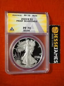 2022 W�v���[�t �V���o�[�C�[�O�� ANACS PF70 DCAM