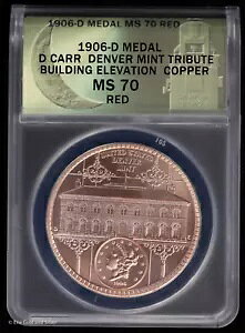 1906-D �_���E�J�[ �f���o�[�~���g �g���r���[�g�����_�� ANACS MS 70 ���b�h