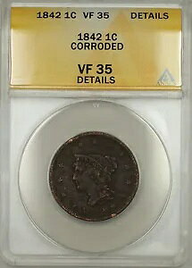 1842�N ��^���t �҂ݍ��݃w�A ��^�Z���g 1�Z���g�R�C�� ANACS VF-35 �ڍו��H����