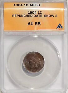 1904 1Zg ANACS AU 58 RPD SNOW-2 ~ đłt CfBAZg oGeB