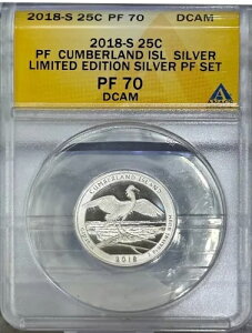 =+2018 S 25c ANACS PF70 DCAM �J���o�[�����h�A�C�����h �V���o�[ ����� �N�H�[�^�[ #317