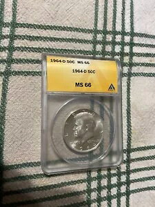 1964N DEPlfBEn[th 90% ANACS MS66
