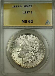 1887N K 1hd ANACS MS-62 RL