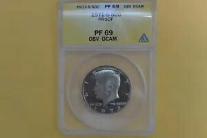 1972-S PlfB 50Zg v[t ANACS PF69 OBV DCAM - 
