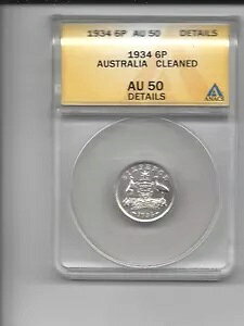 1934N ANACS AU50 ڍׁiN[jOς݁jI[XgA W[W5 6yX݁I E0903