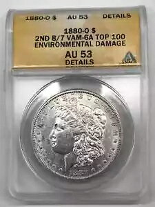 1880 O �����K����� ANACS AU53 �ڍ� (ED) TOP 100 VAM-6A 2nd 8/7 �X�p�C�N