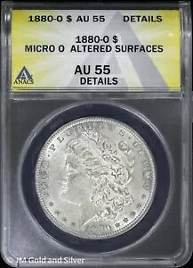1880-O 1hK ANACS AU 55 ڍ | Micro O