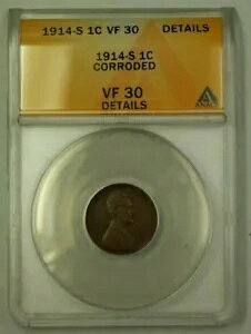1914-S �����J�[�������Z���g 1�Z���g ANACS VF-30 �ڍו��H���� (WW)