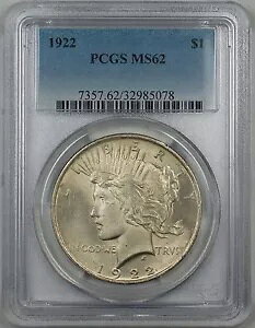1922N Vo[ s[X_[ 1h PCGS MS-62 5A