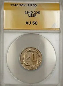 1940N \A VA 2RyCJd ANACS AU-50
