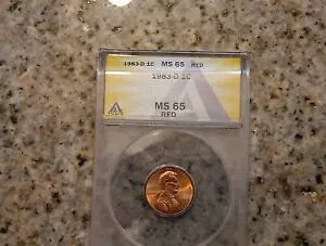 1983 D PENNY MS 65 �d��2.64 3.11���y�������x���ɋL�ڂ���Ă��Ȃ�����