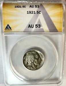 `CX 1921 obt@[jbP ANACS AU-53 ōƌAtǍD